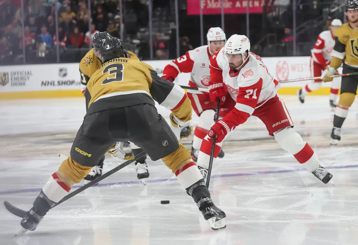 Why a Dylan Larkin trade would be difficult for the Golden Knights
