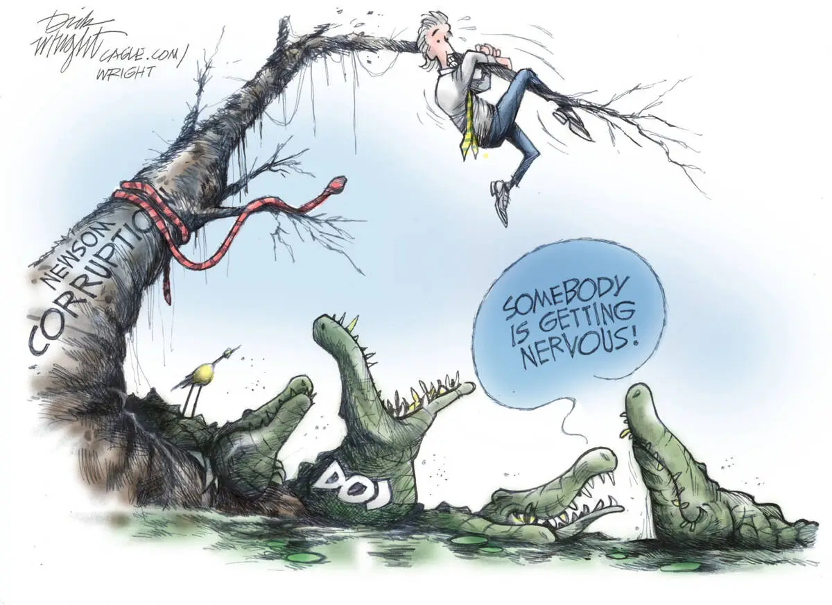 CARTOONS: What Newsom worries about these days