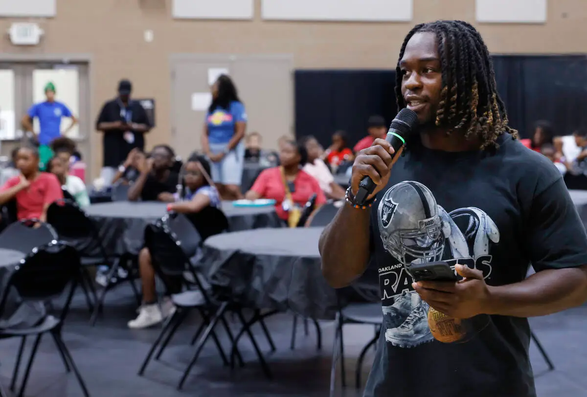 Ashton Jeanty gives back to community ahead of 2nd season with Raiders