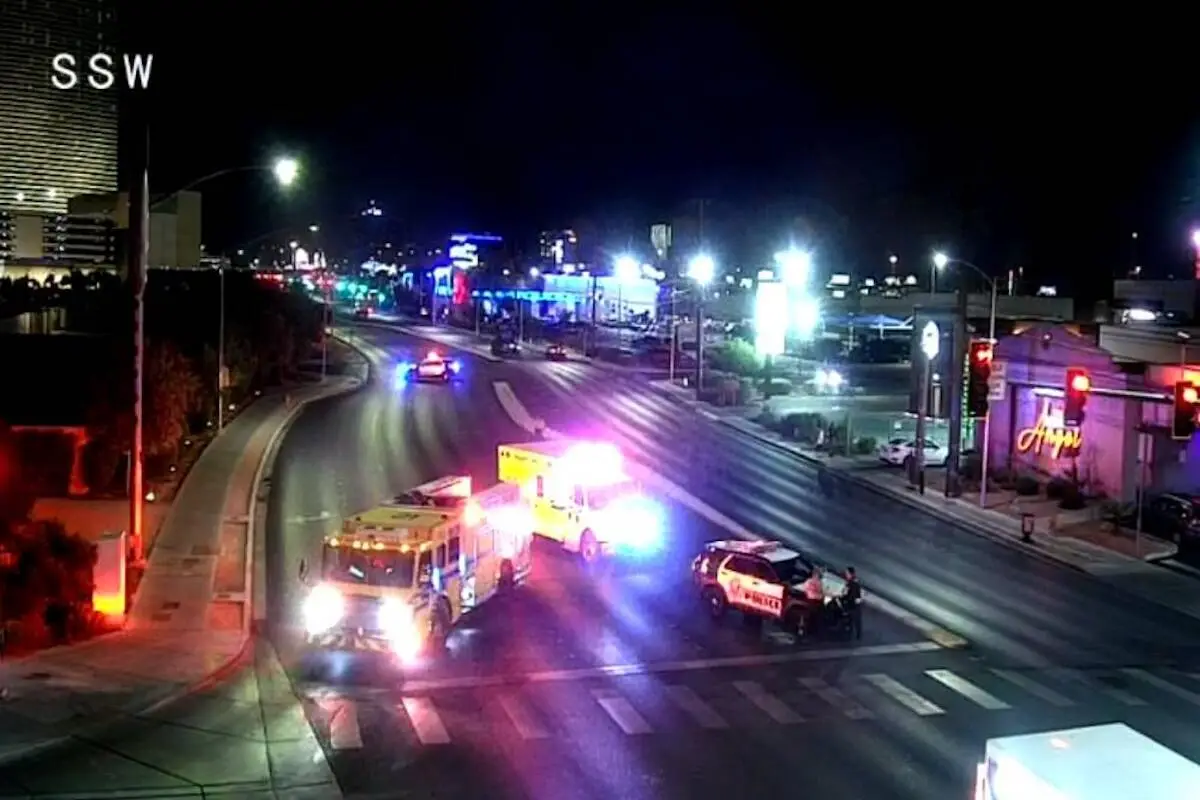 Pedestrian killed in suspected DUI crash near Las Vegas Strip