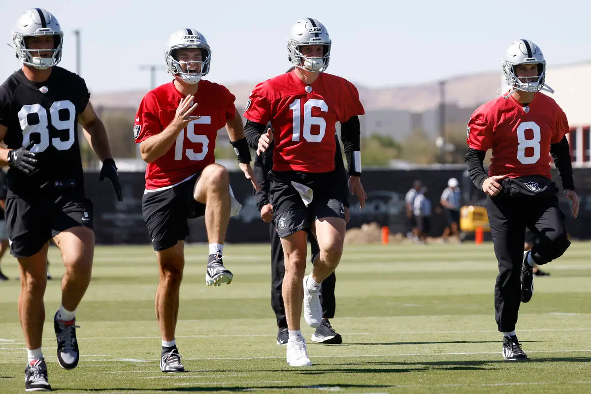 Raiders training camp preview: Quarterbacks