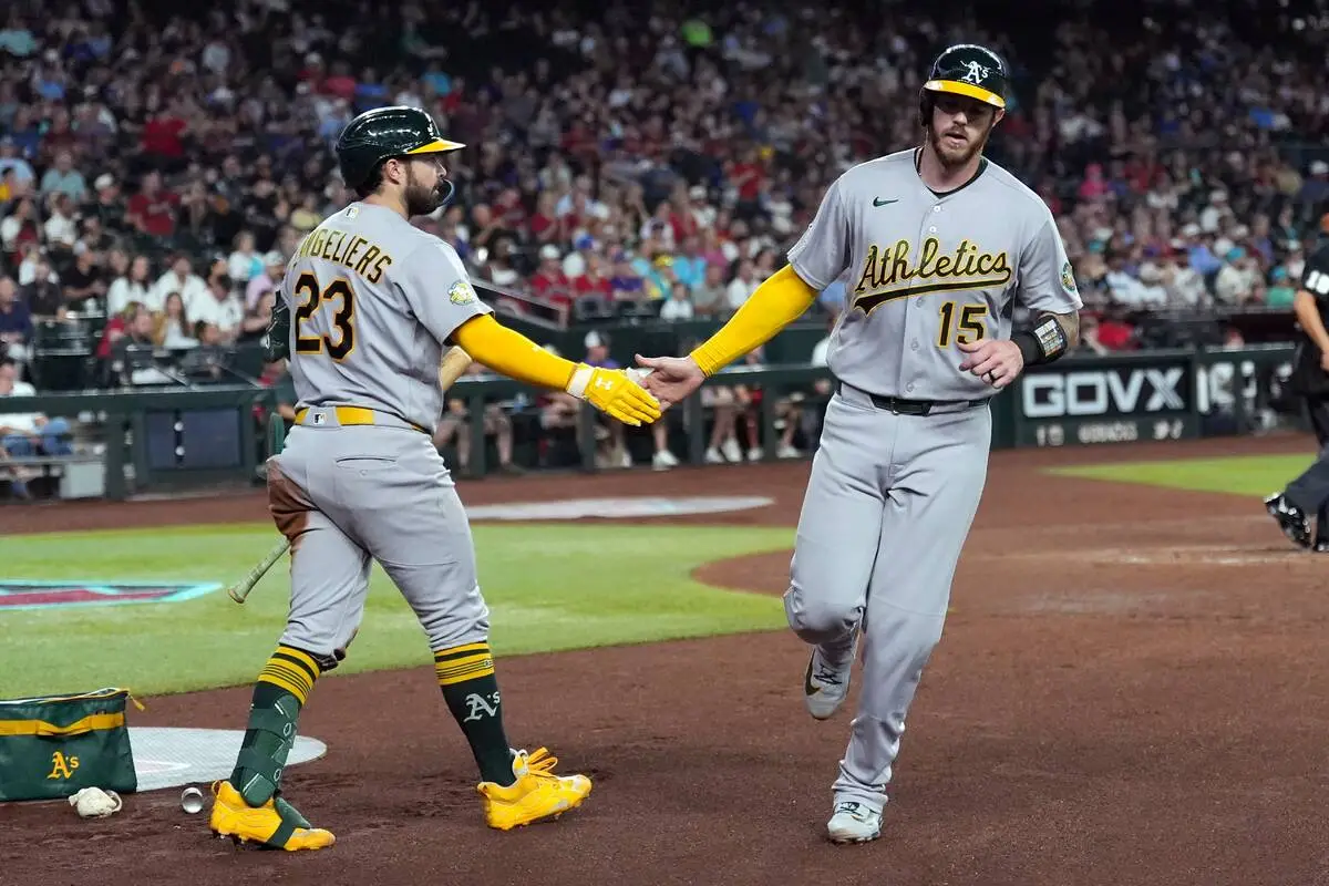 A’s Langeliers, Leiter Jr. to have season-ending surgeries