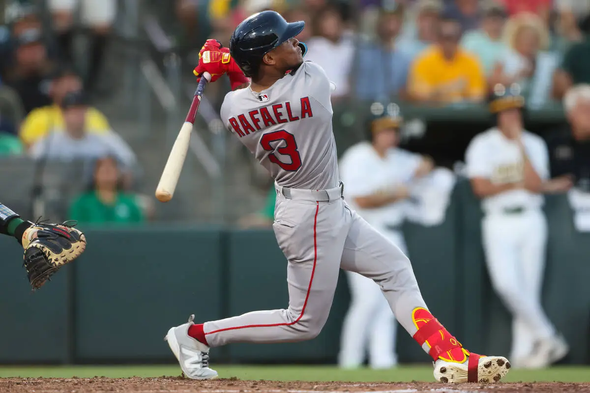 A’s tailspin continues, fall to Red Sox on Rafaela’s grand slam