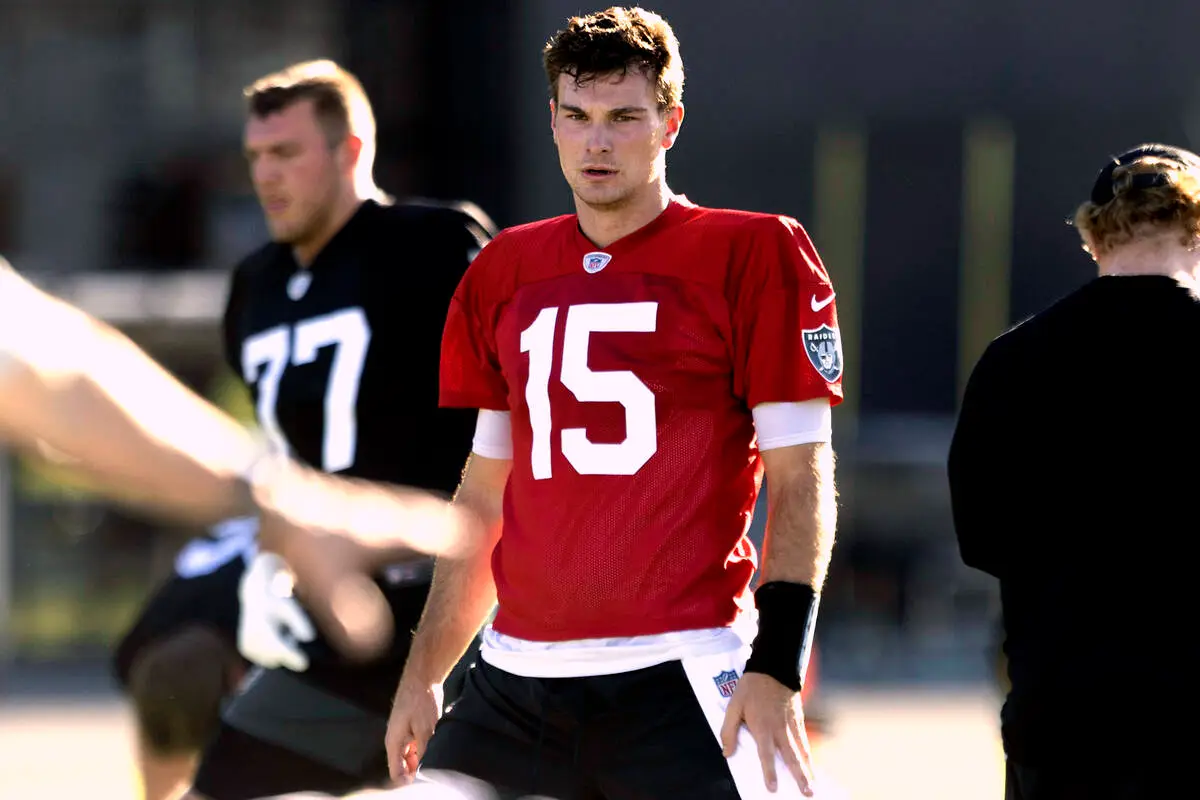 Fernando Mendoza’s growing pains among observations from Raiders practice