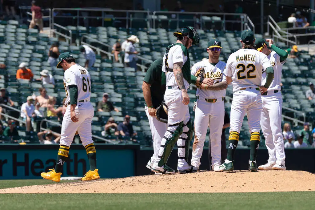 Athletics crushed 11-0, Tigers pounce on Gage Jump for season-series sweep