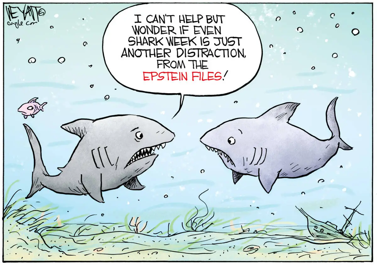 CARTOONS: The real appeal of Shark Week