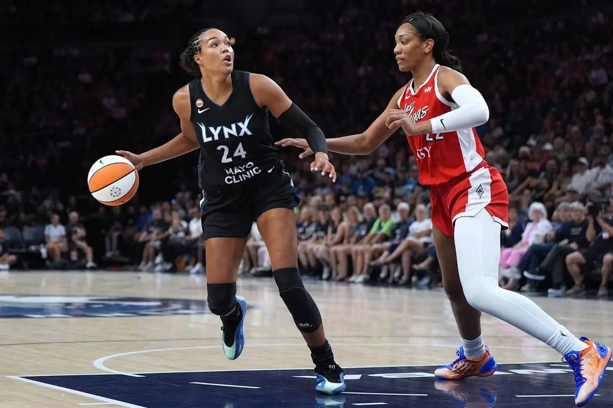 Aces rest Wilson, 2 others against Liberty in second game of back-to-back