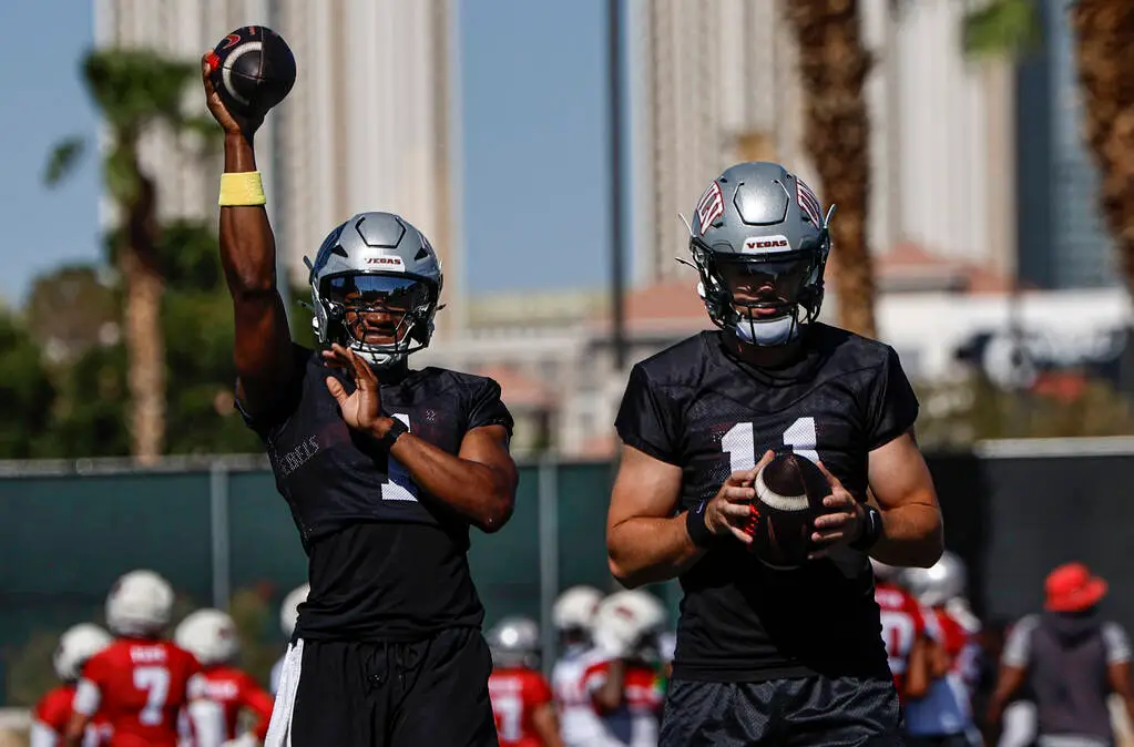 Who will start at quarterback for UNLV? Mum’s the word