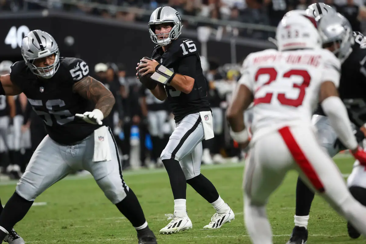 Graney: Fernando Mendoza looks the part in Raiders pro debut