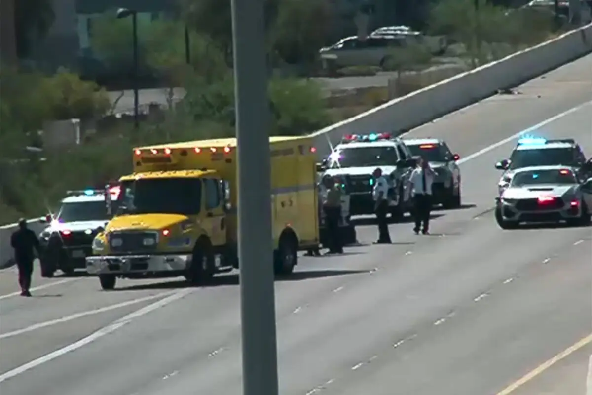 Crash during procession for slain Metro officer investigated