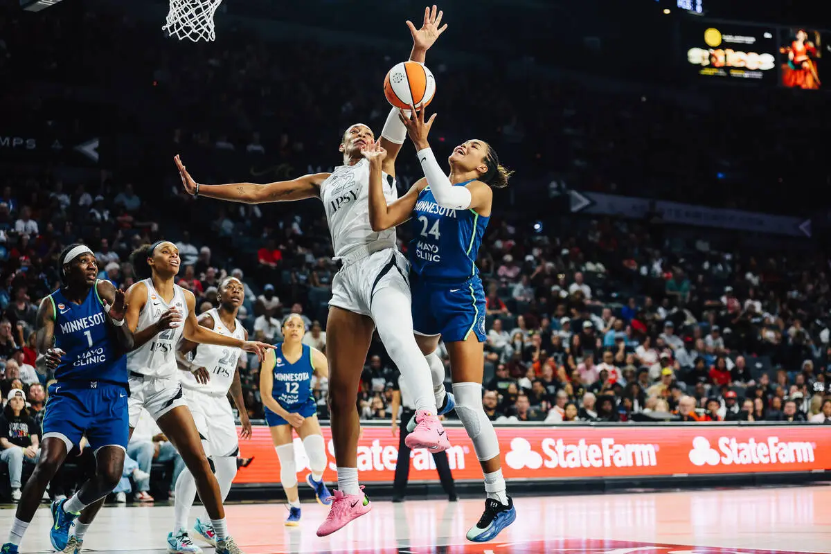 Aces fall to WNBA-leading Lynx in crucial matchup for playoff positioning