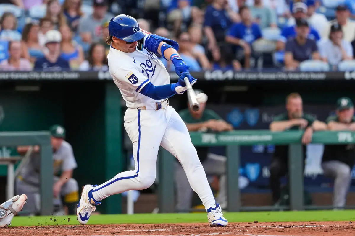 Bobby Witt Jr. homers in Royals’ 9-5 win over Athletics