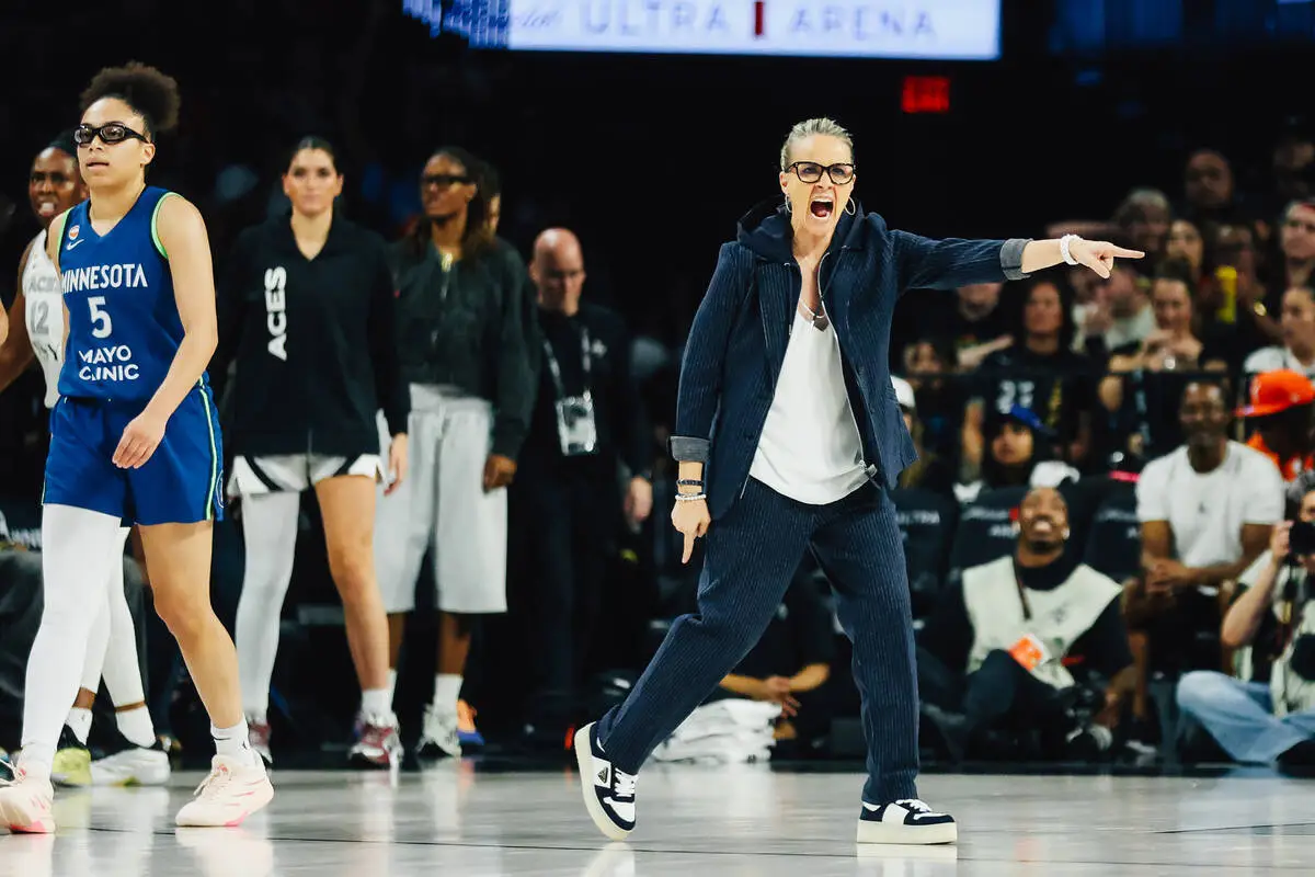 Coach ejected as Aces suffer costly loss to Dream