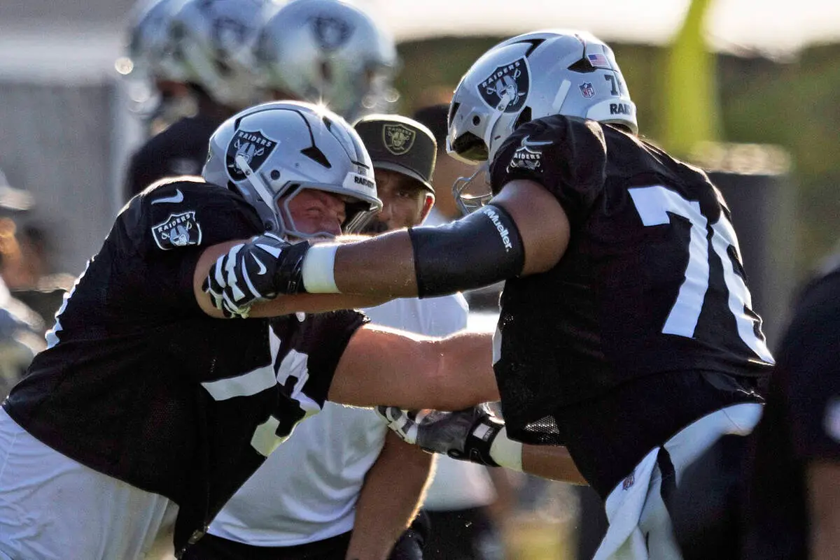 Remaining camp battles with 1 week left until cutdown day for Raiders