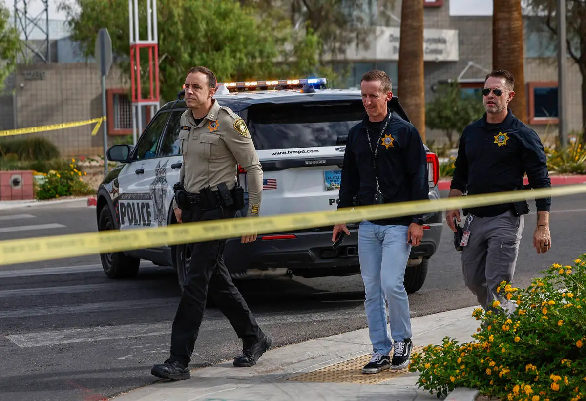 Las Vegas police to share new info on officer shooting at CSN that hospitalized woman