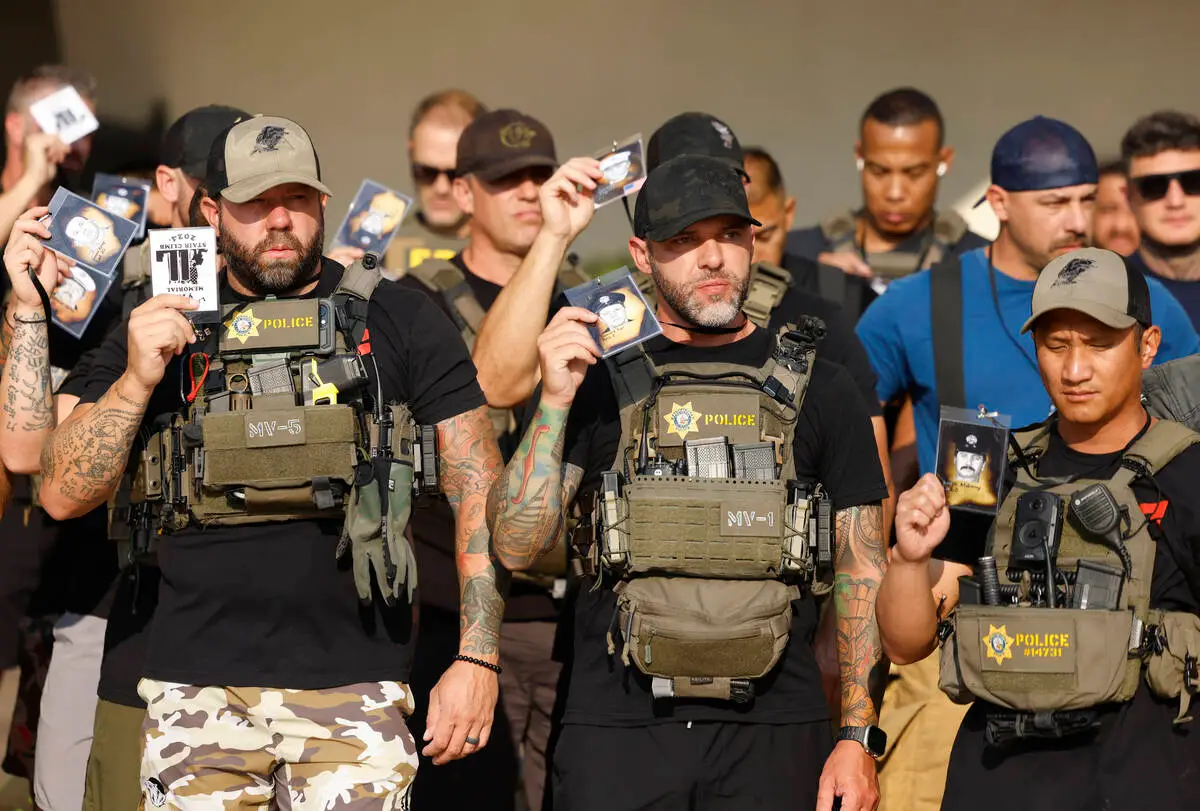 ‘Doing it for a purpose’: Las Vegas first responders remember 9/11 during Strat climb