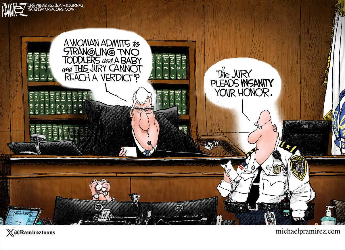 CARTOON: The jury pleads insanity