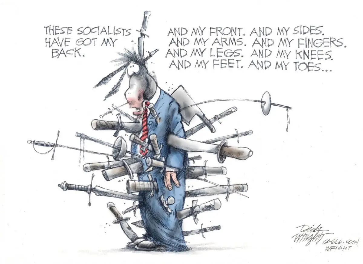 CARTOONS: Red, white and socialist all over