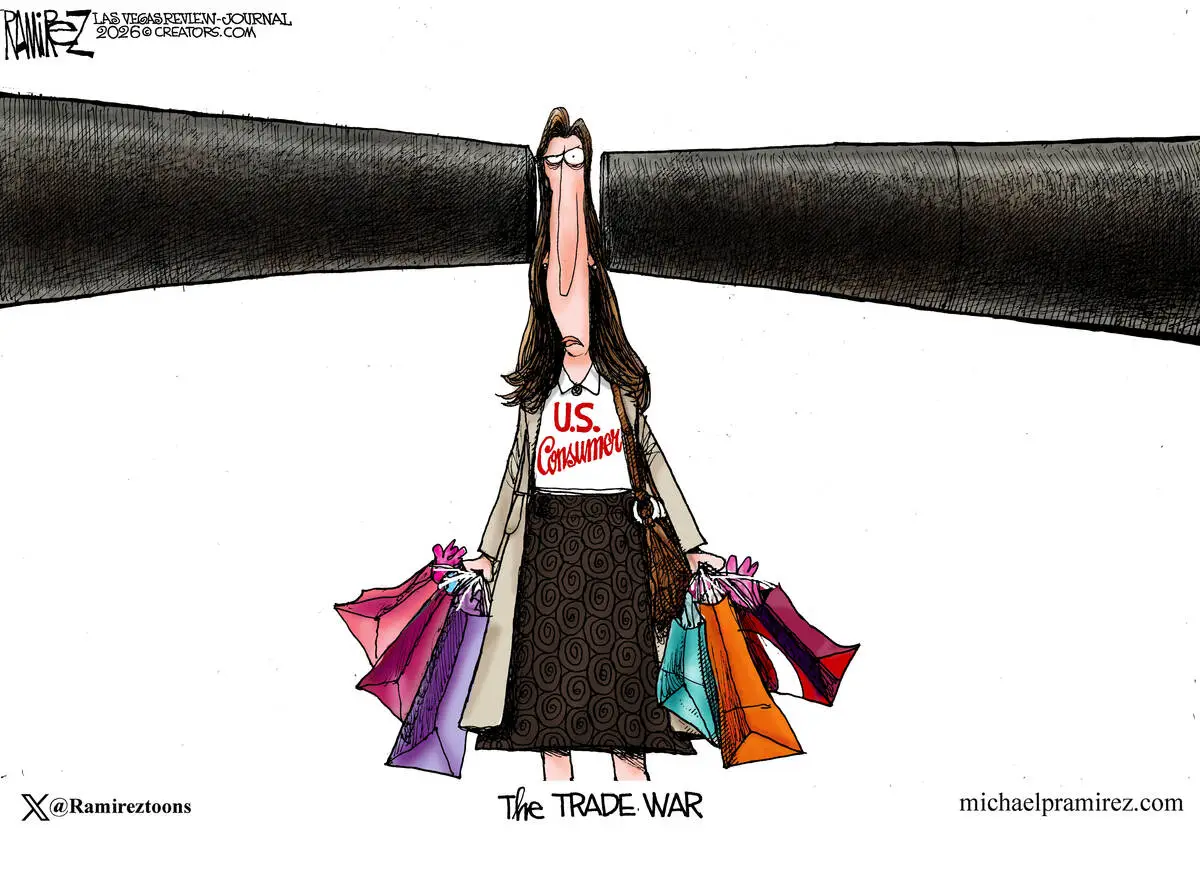 CARTOON: This isn’t a good spot to be caught in