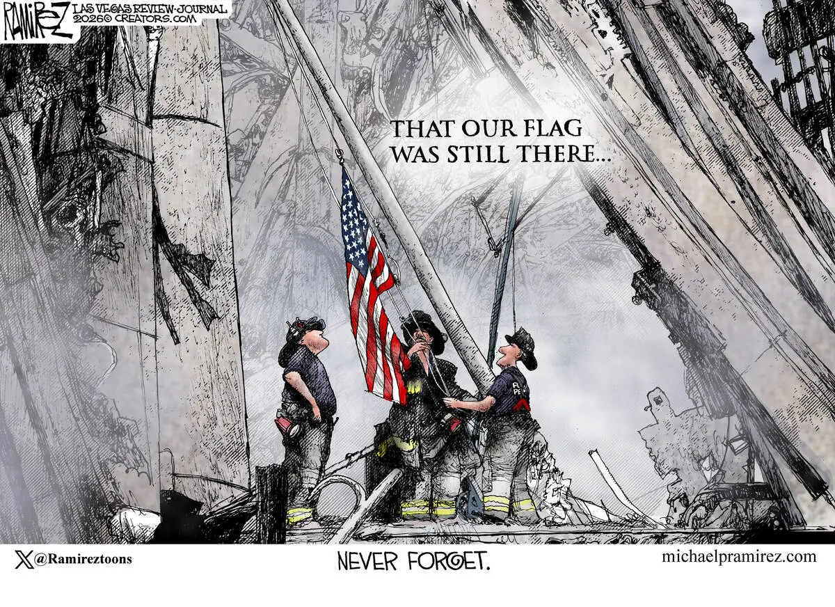 CARTOON: Our flag was still there