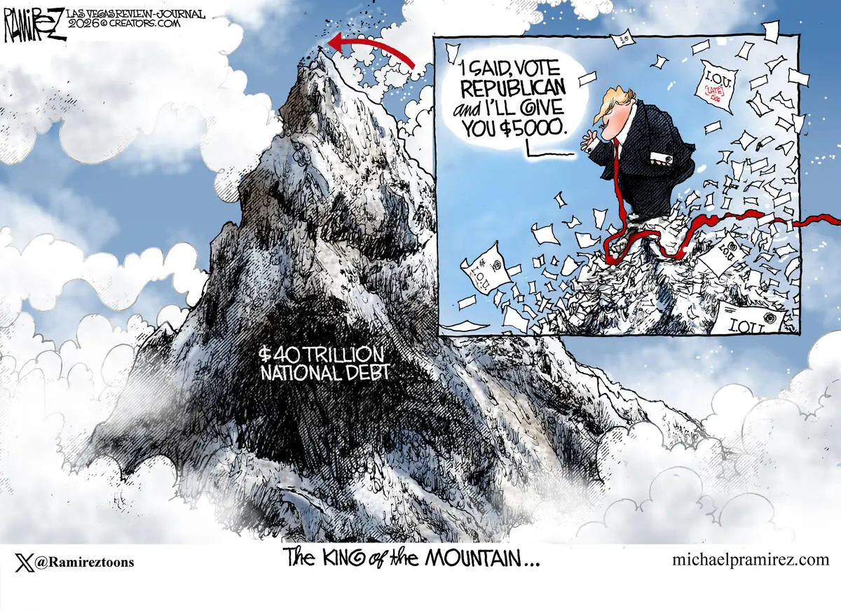 CARTOON: The new king of the mountain