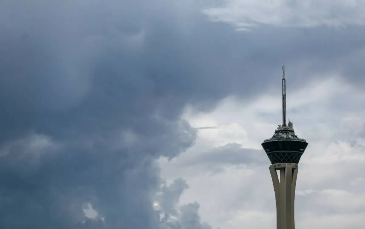 Thunderstorms popping up in Las Vegas Valley