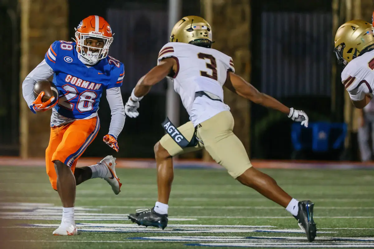Freshman RB steps up for No. 1 Gorman in rout of Faith Lutheran — PHOTOS