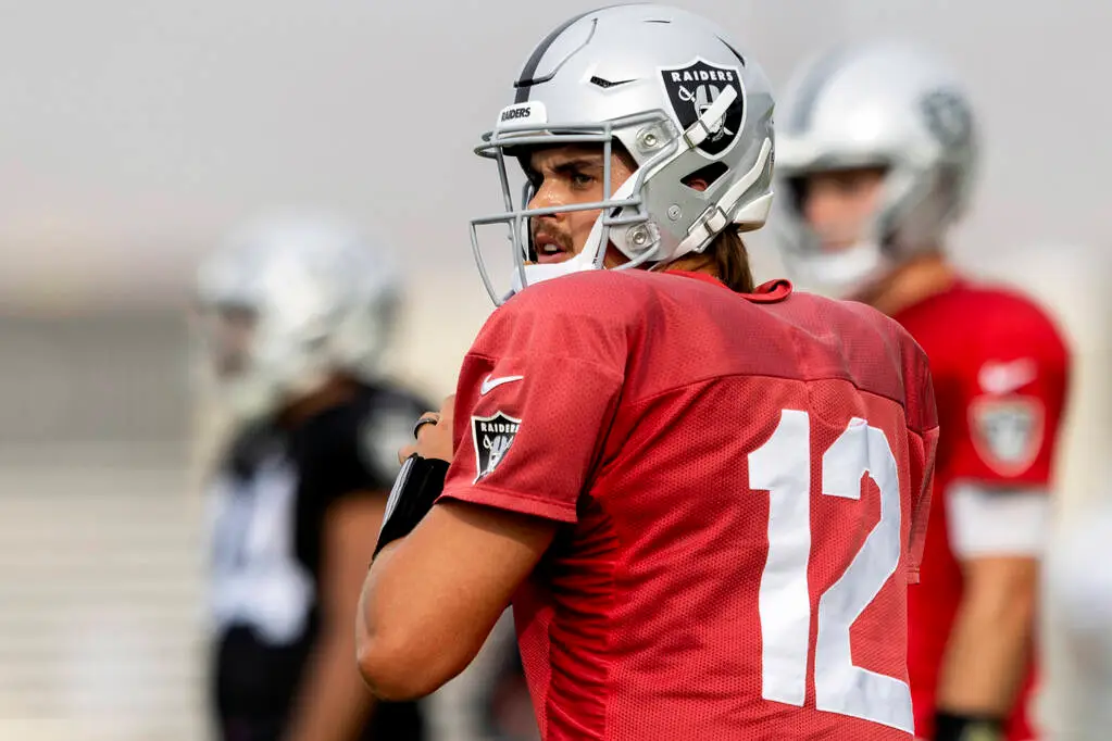 Raiders’ Aidan O’Connell to miss 2nd straight game after father’s death