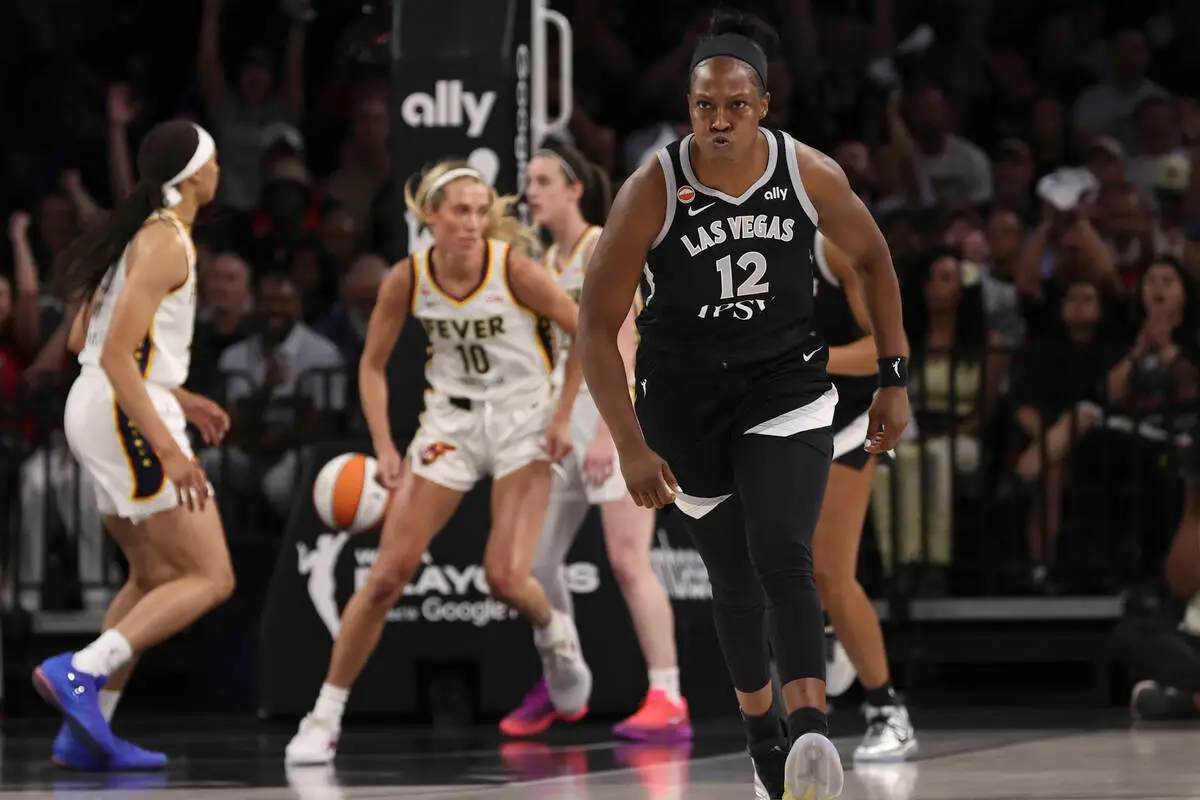Wilson powers Aces past Clark, Fever in Game 1 of WNBA quarterfinals