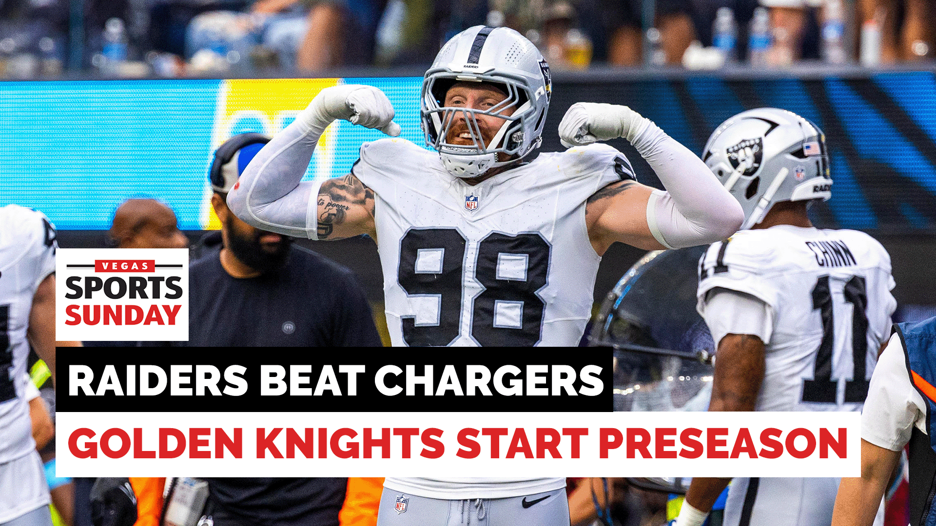 Vegas Sports Sunday: Raiders 2-0 following win over Chargers