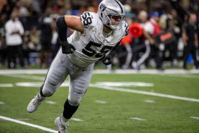 Lineman officially out for Raiders vs. Chiefs, QB expected to return Sunday