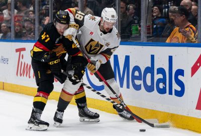 Golden Knights begin 1st road trip of season with win in Vancouver