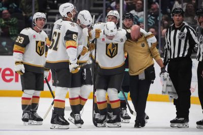 Big nights from Olofsson, Eichel pace Knights to win in Seattle