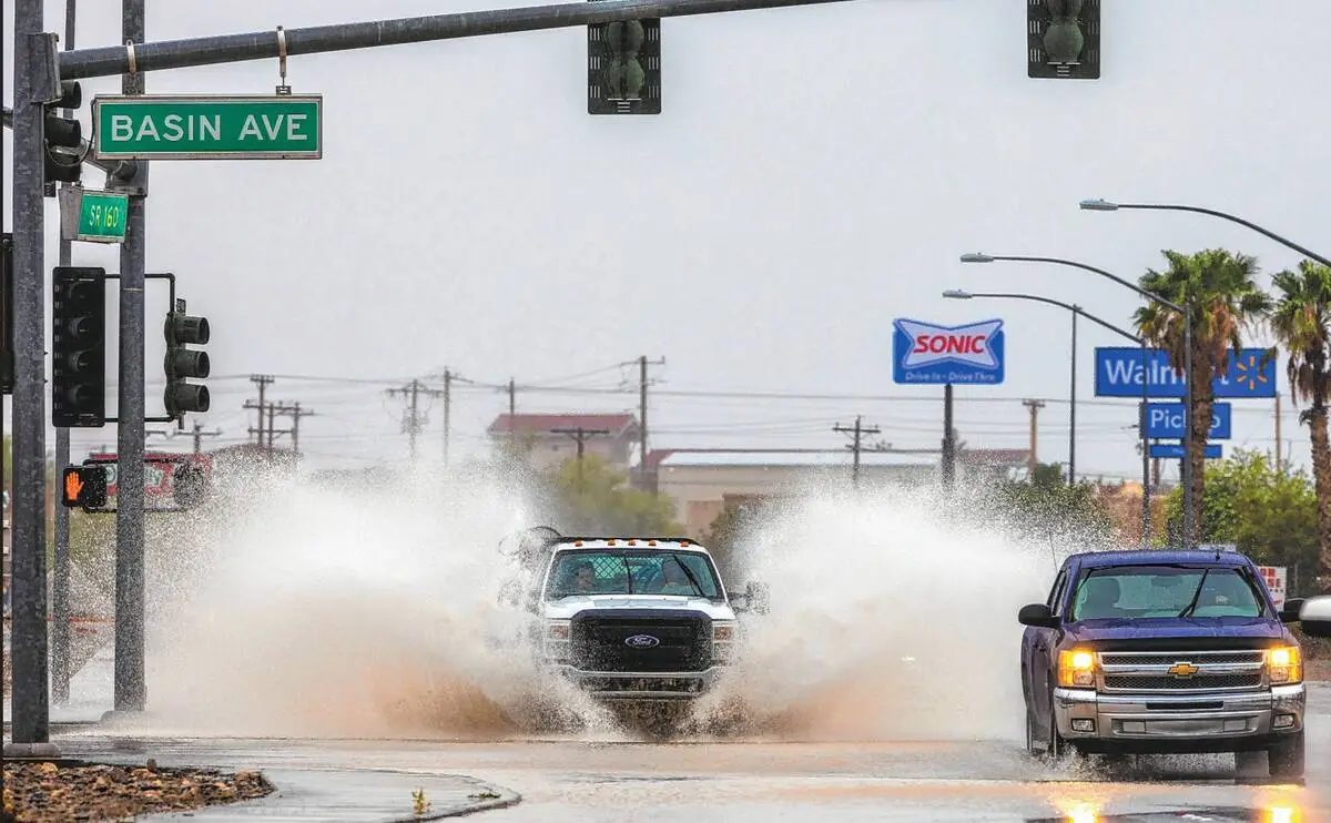 Rachel prepares to dump showers, storms on Las Vegas Valley