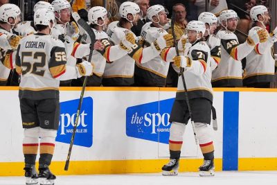 Balanced attack gives Golden Knights bounce-back win in Nashville
