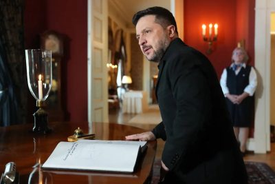 Russian aerial blitz kills 9 in Ukraine as Zelenskyy meets US and European officials in Norway