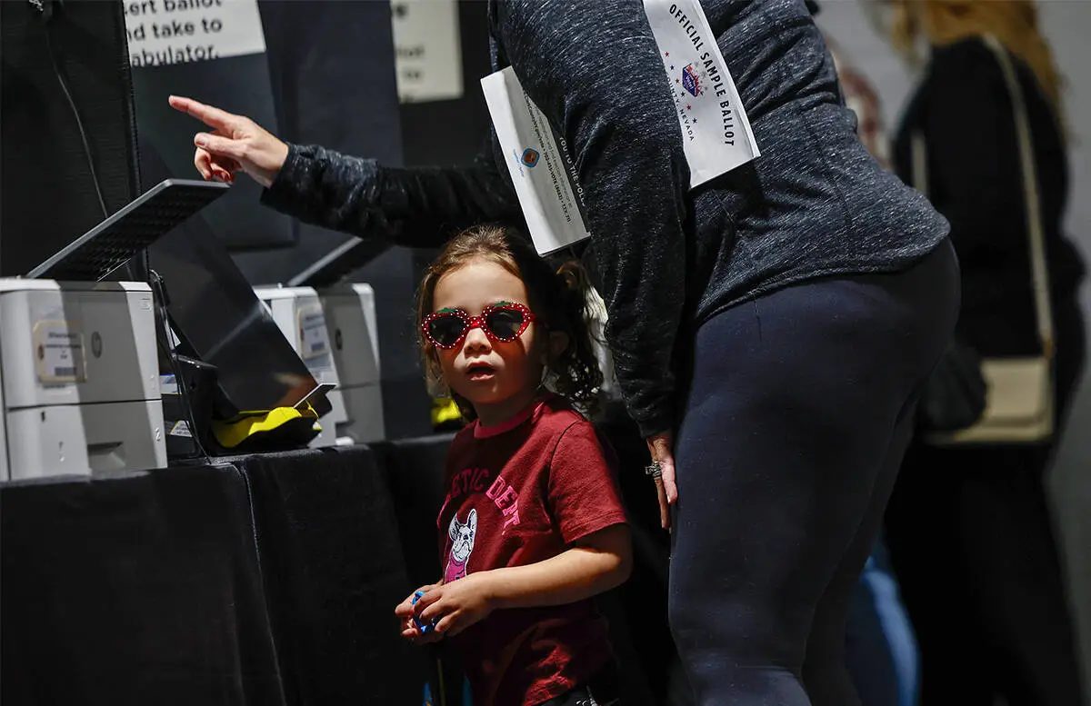 About a third of registered voters in Nevada cast ballots early