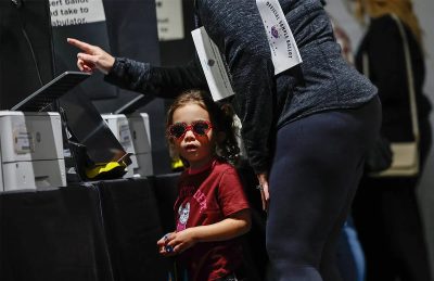 About a third of registered voters in Nevada cast ballots early
